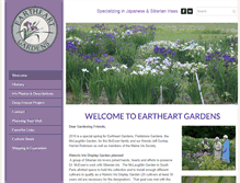Tablet Screenshot of eartheartgardens.com